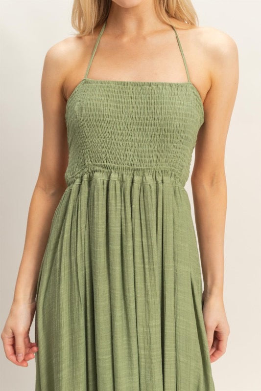 Vestido boho pecho elástico