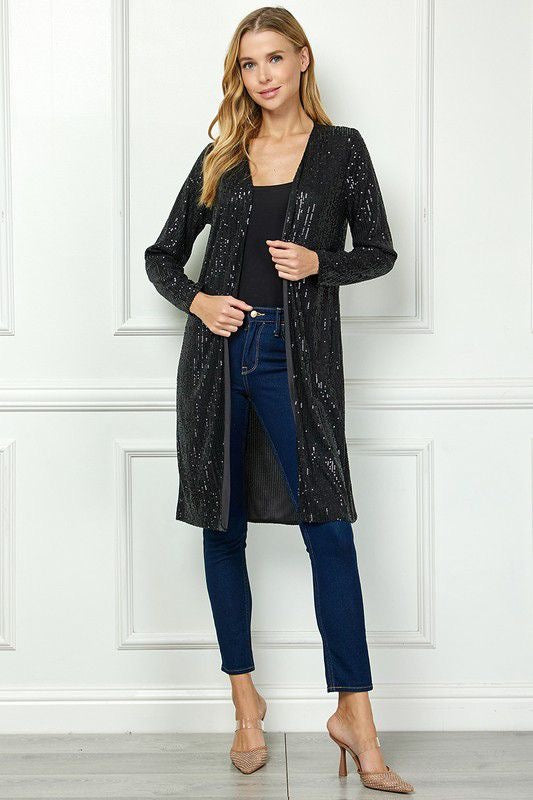 Ensamble lentejuela Negro