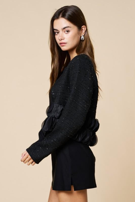 Blazer tira pétalos