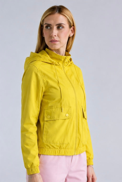 Chamarra bomber cargo hoodie