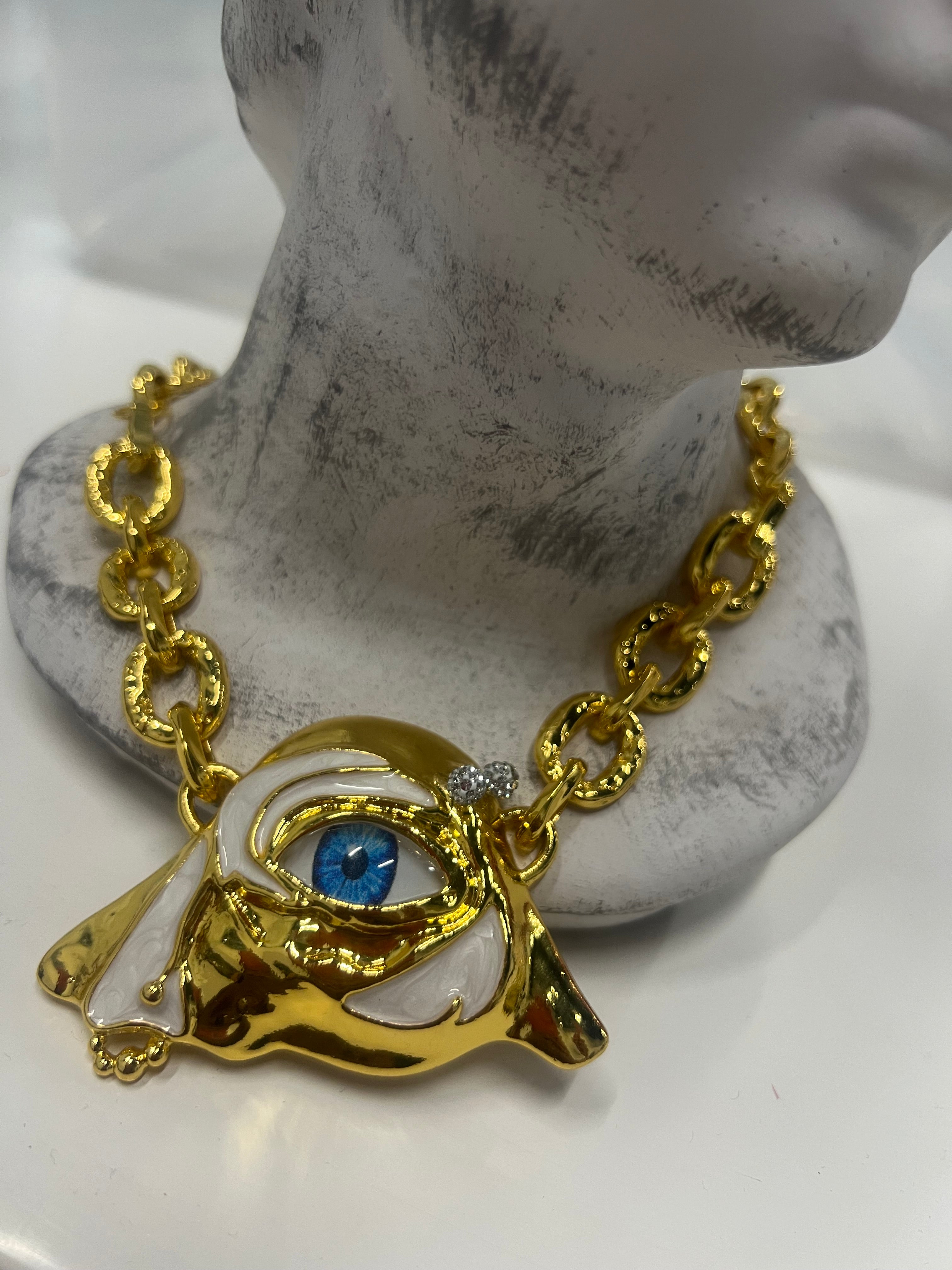 Collar ojo chunky