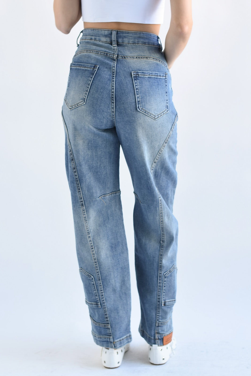 Jeans Barrel invertidos