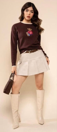 Fashion Styled Sweater oso hoddie Espresso