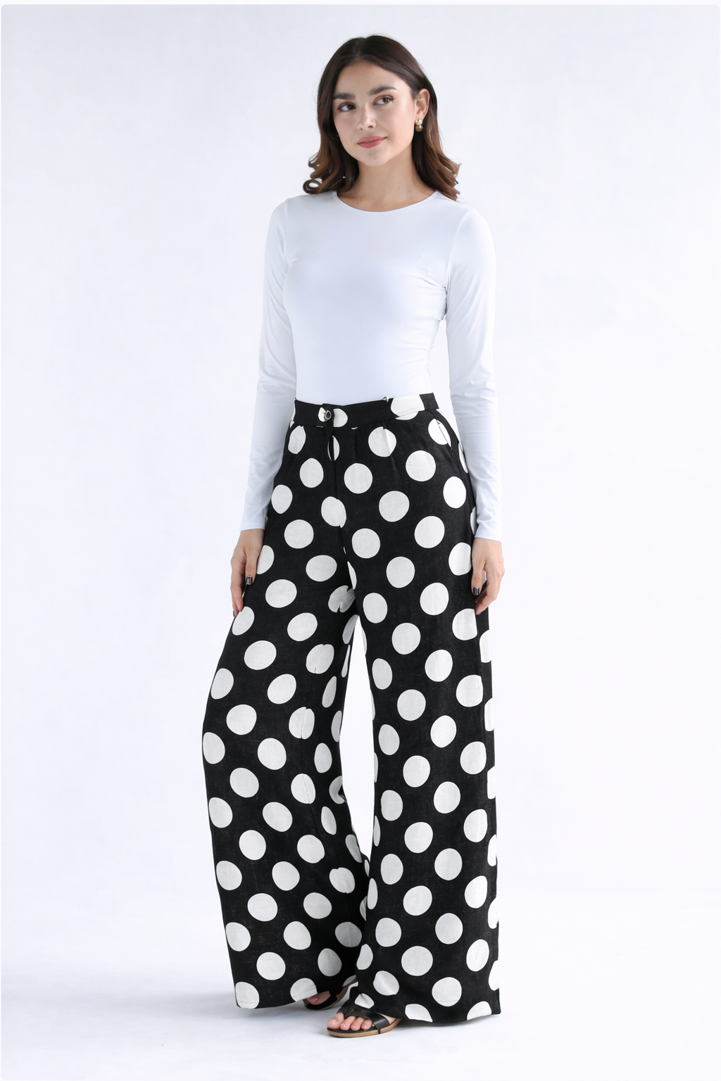 Pantalón polka dots chunky