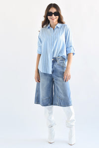Fashion Styled Bermudas largas Denim