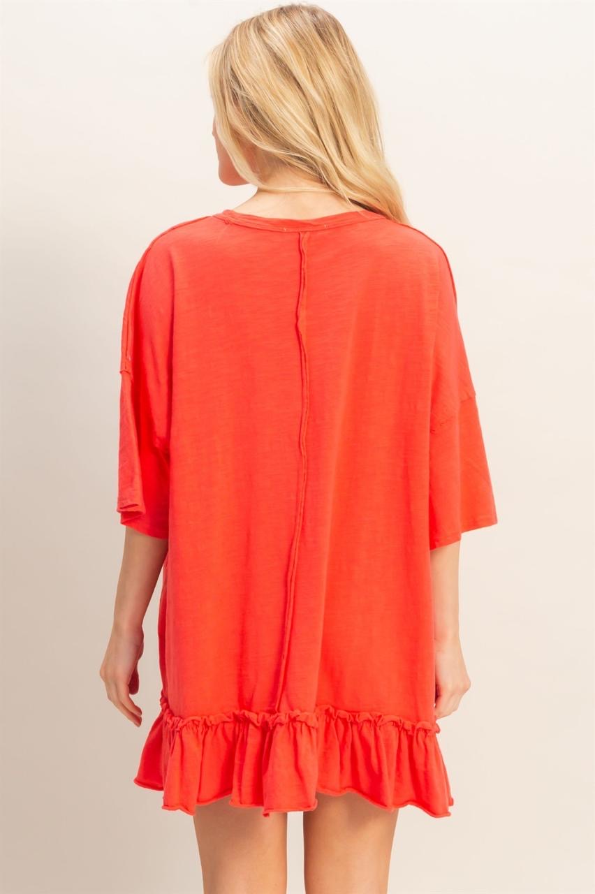 T-Shirt oversize olán