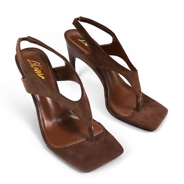 Zapatilla thong suede