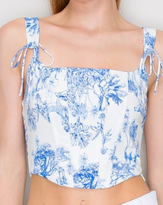 Top corset Toilé