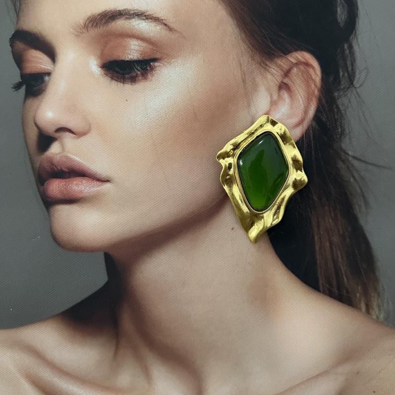 Aretes vintage rombo