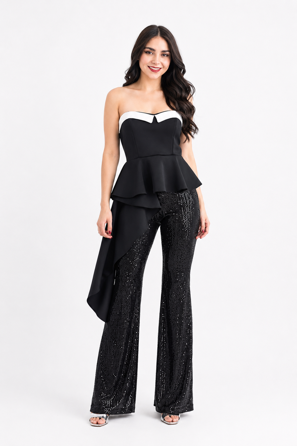 Blusa neopreno Black & White