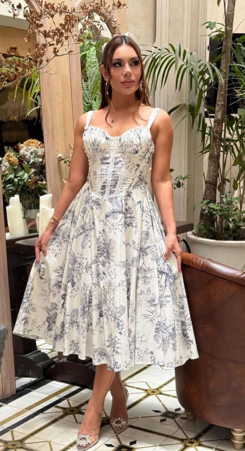 Vestido corset encaje Toilé
