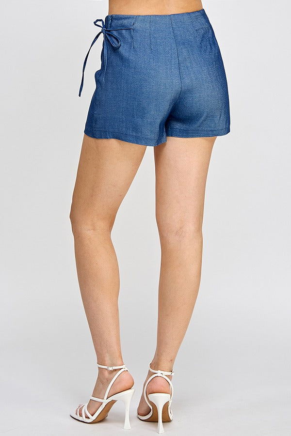 Skort fake Denim Dark