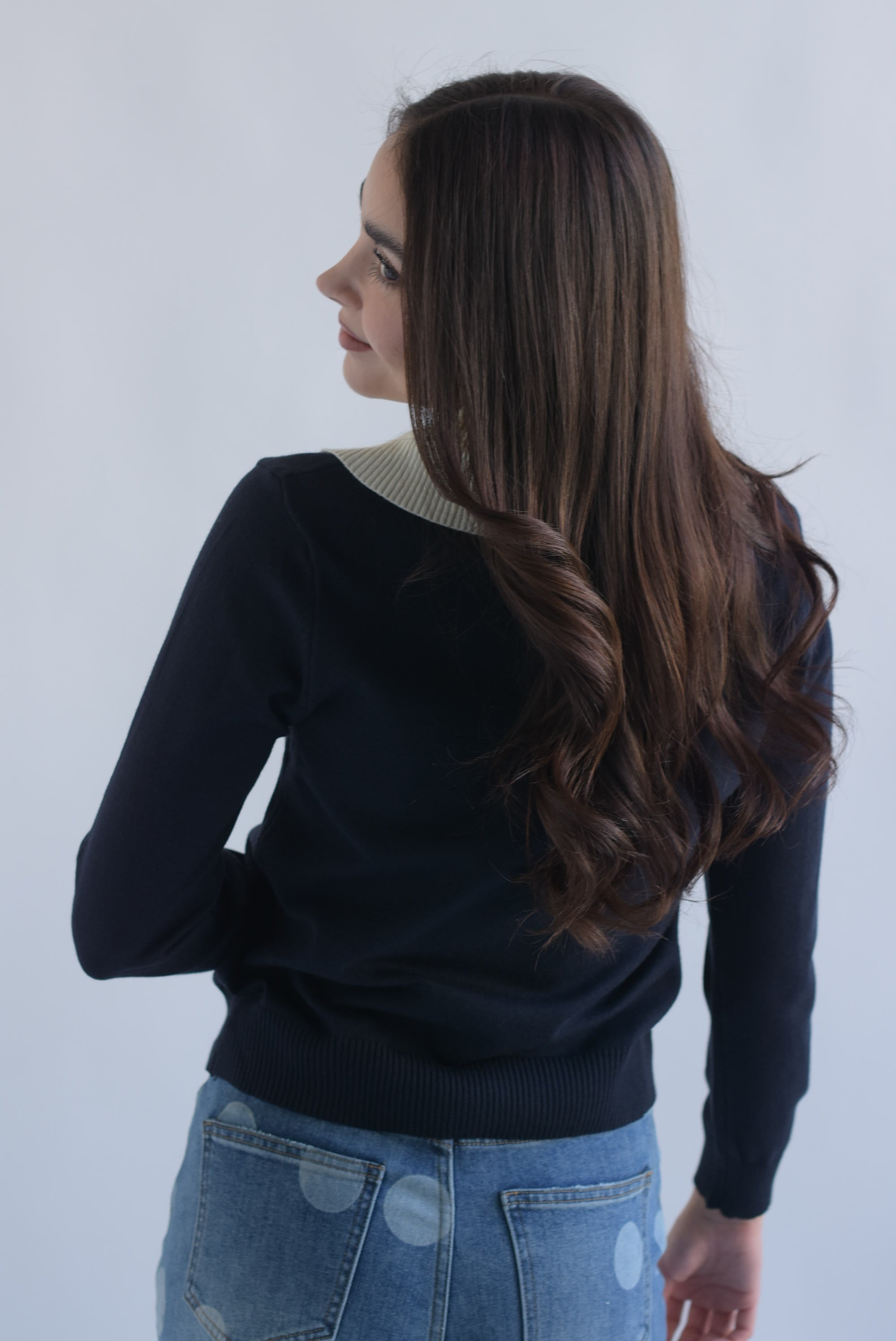 Sweater oso cuello polo