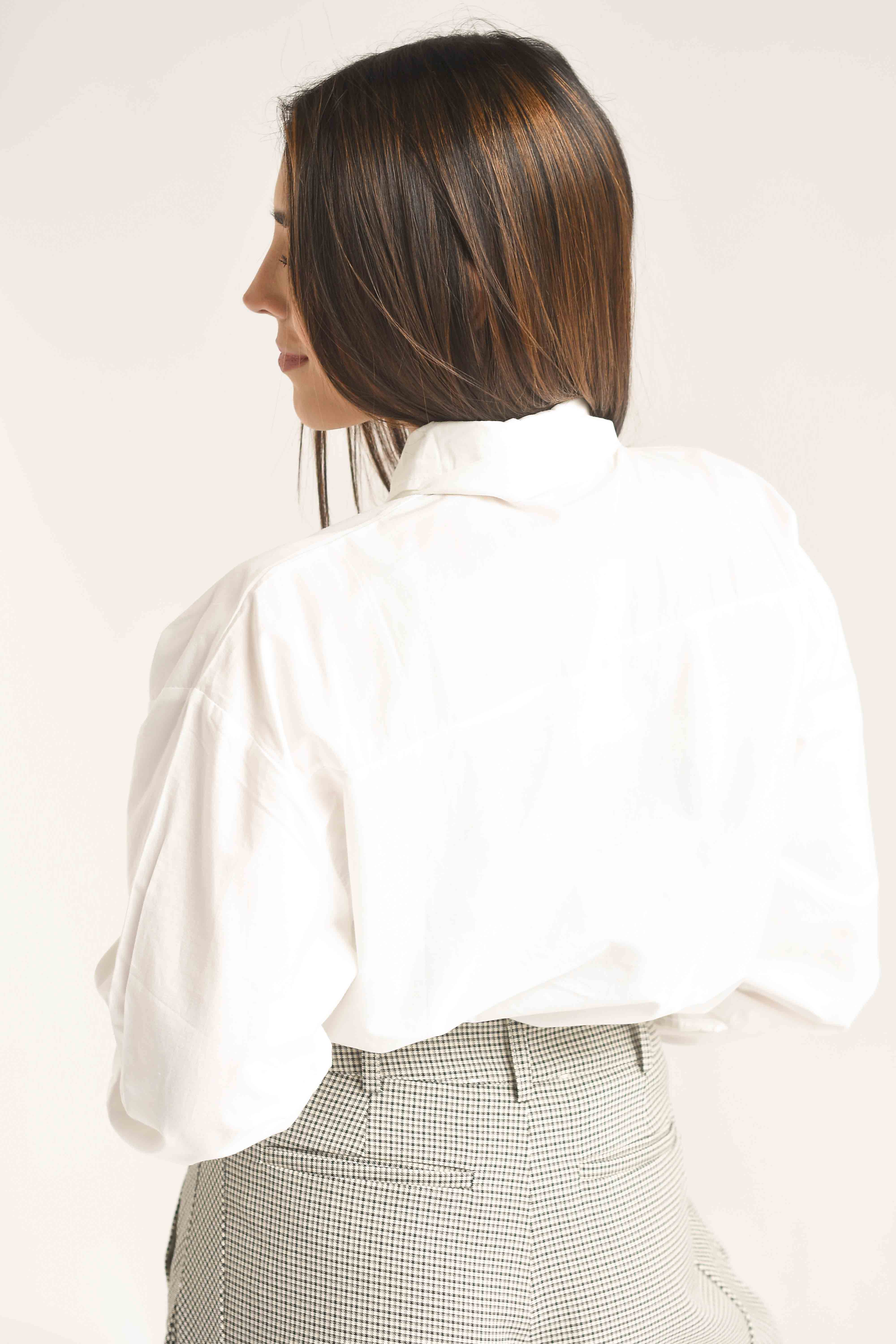 Camisa match corbata ancha