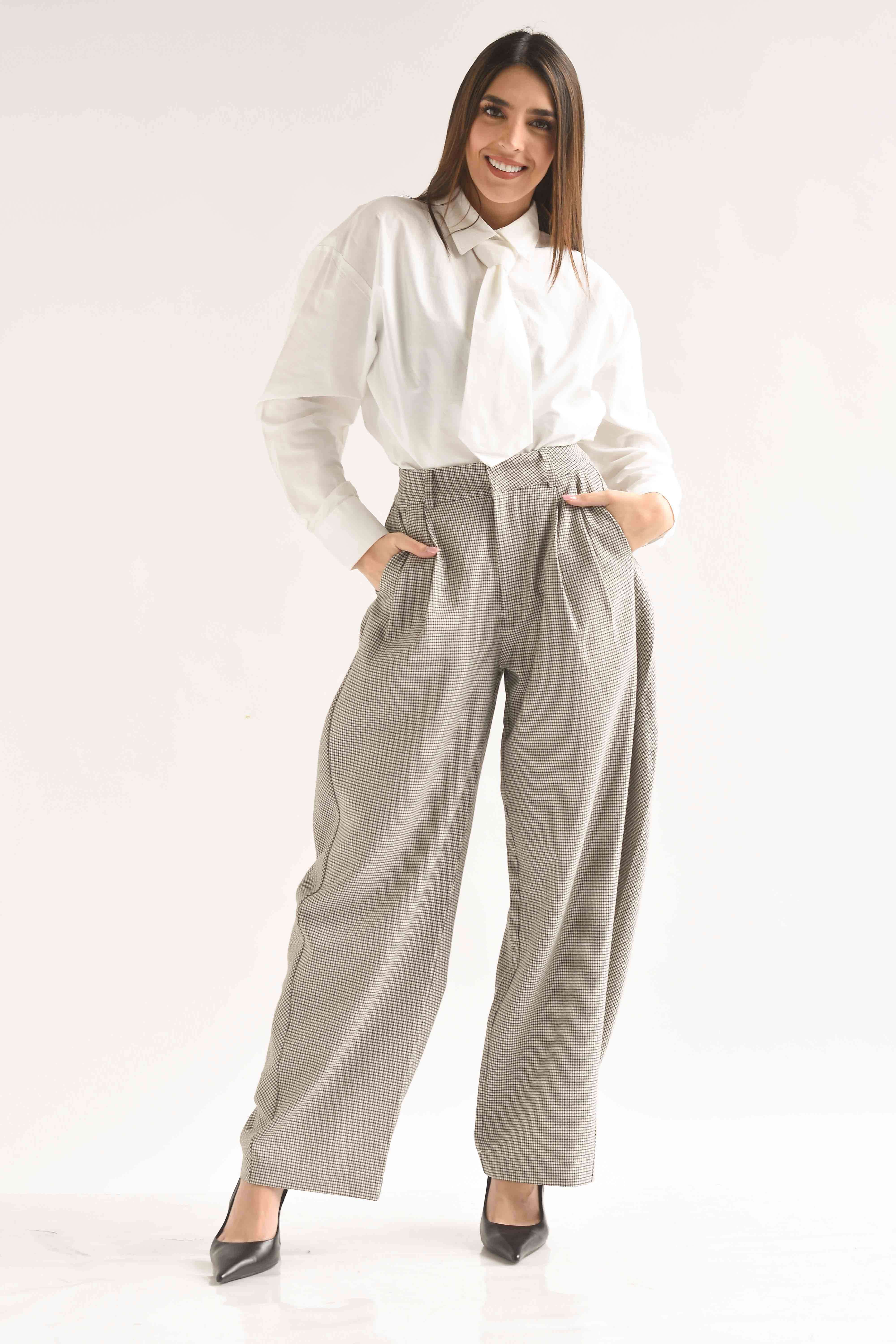 Camisa match corbata ancha