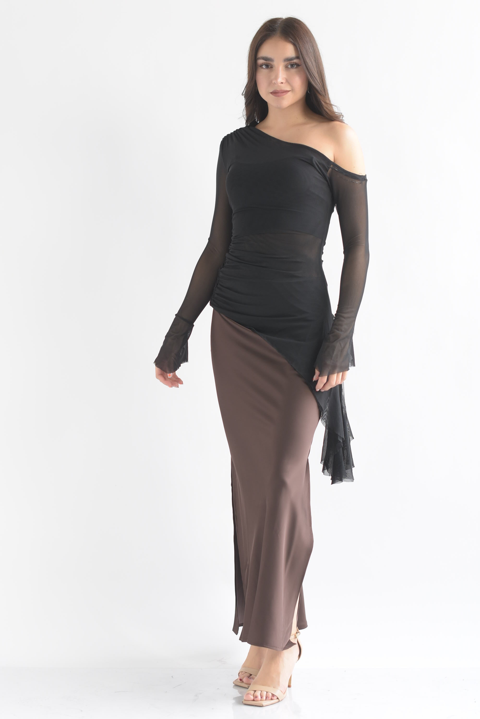 Falda lencera aberturas