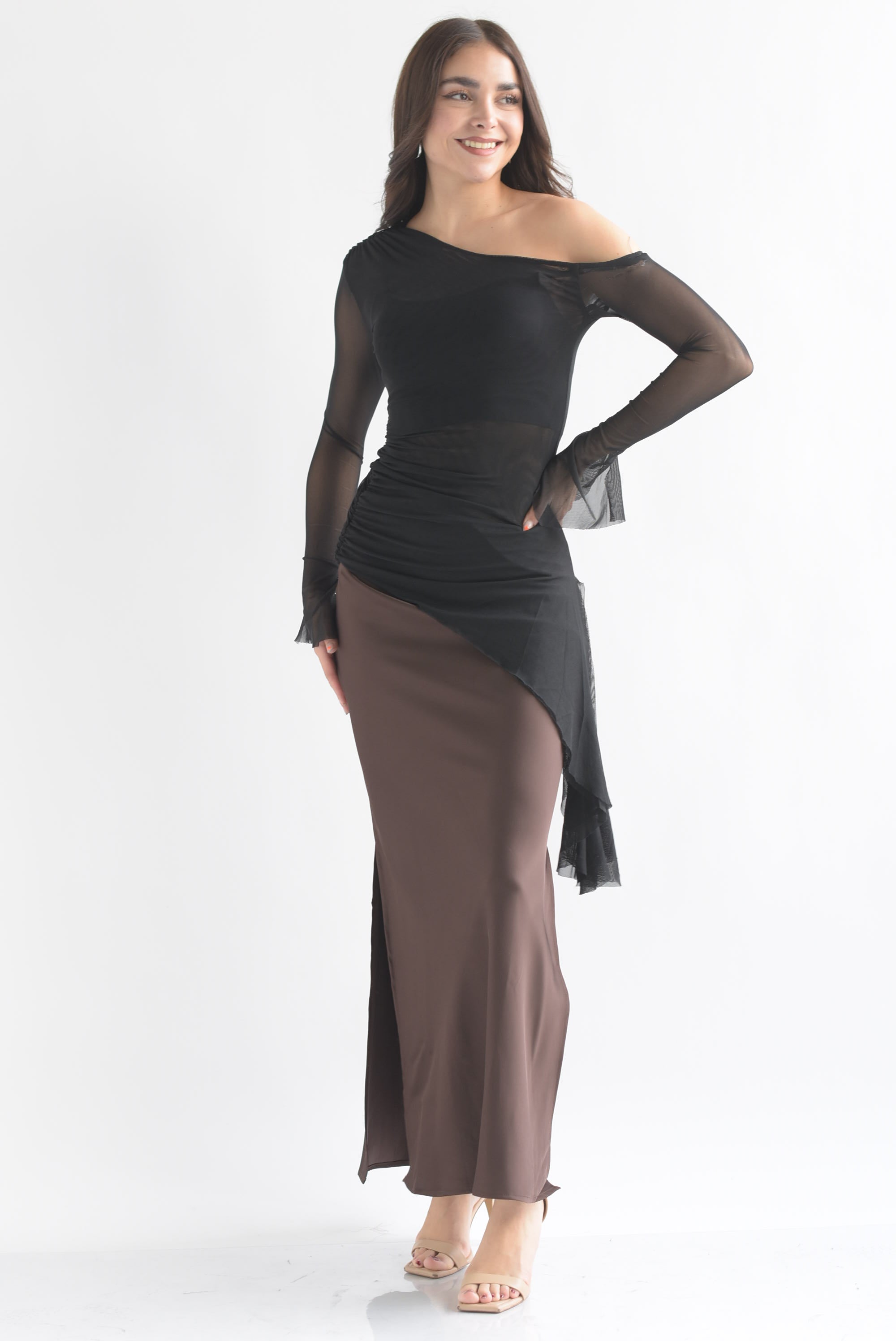 Falda lencera aberturas