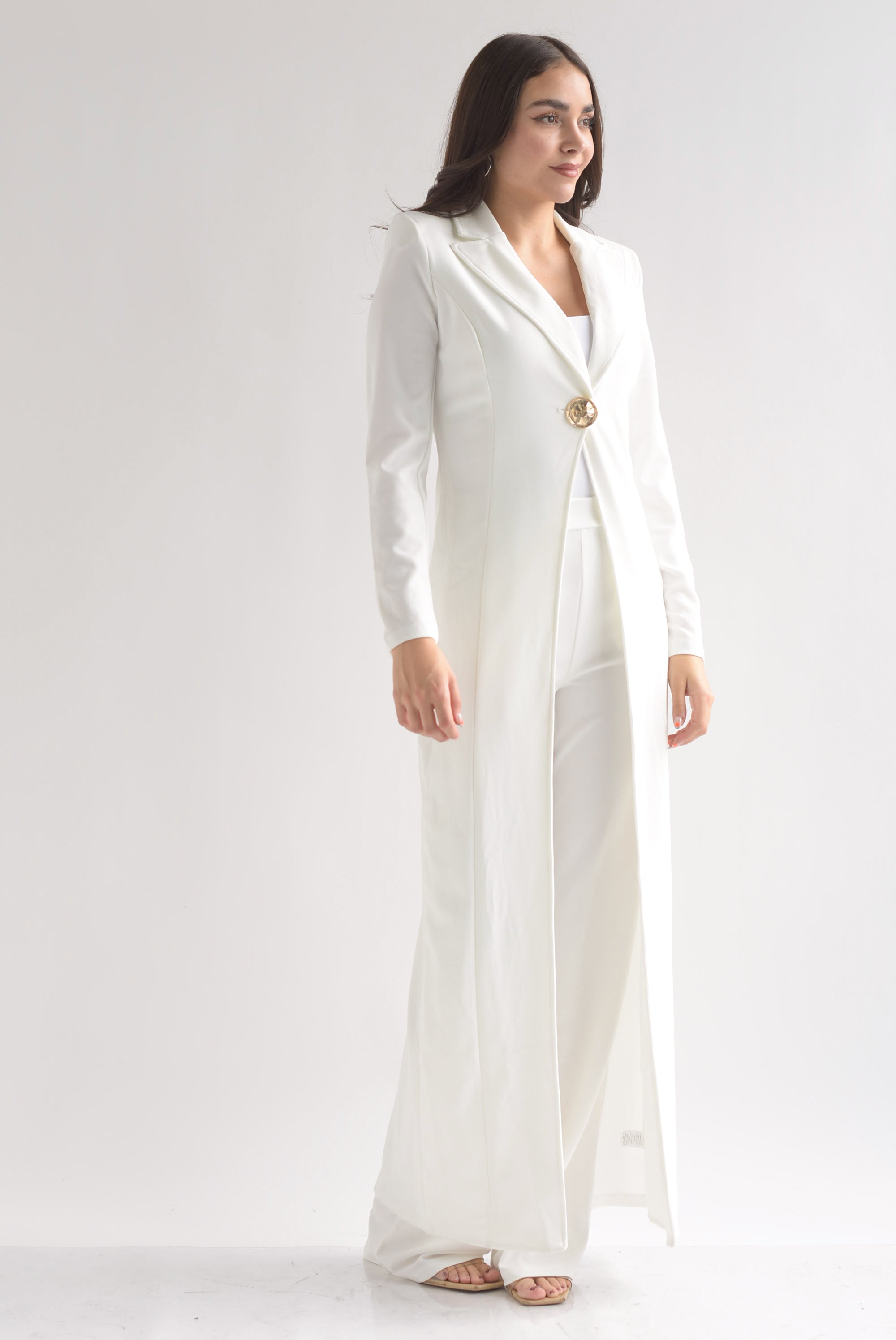 Set Pantalón y Blazer extra largo