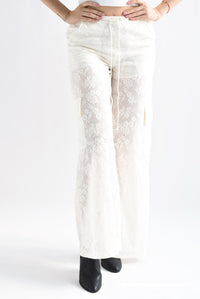 Fashion Styled Pantalón cargo encaje Ivory