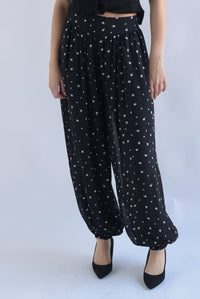 Fashion Styled PREVENTA Pantalón globo polka dots Negro