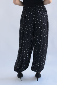 Fashion Styled PREVENTA Pantalón globo polka dots Negro