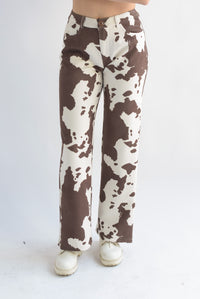 Fashion Styled Pantalón suede Cow