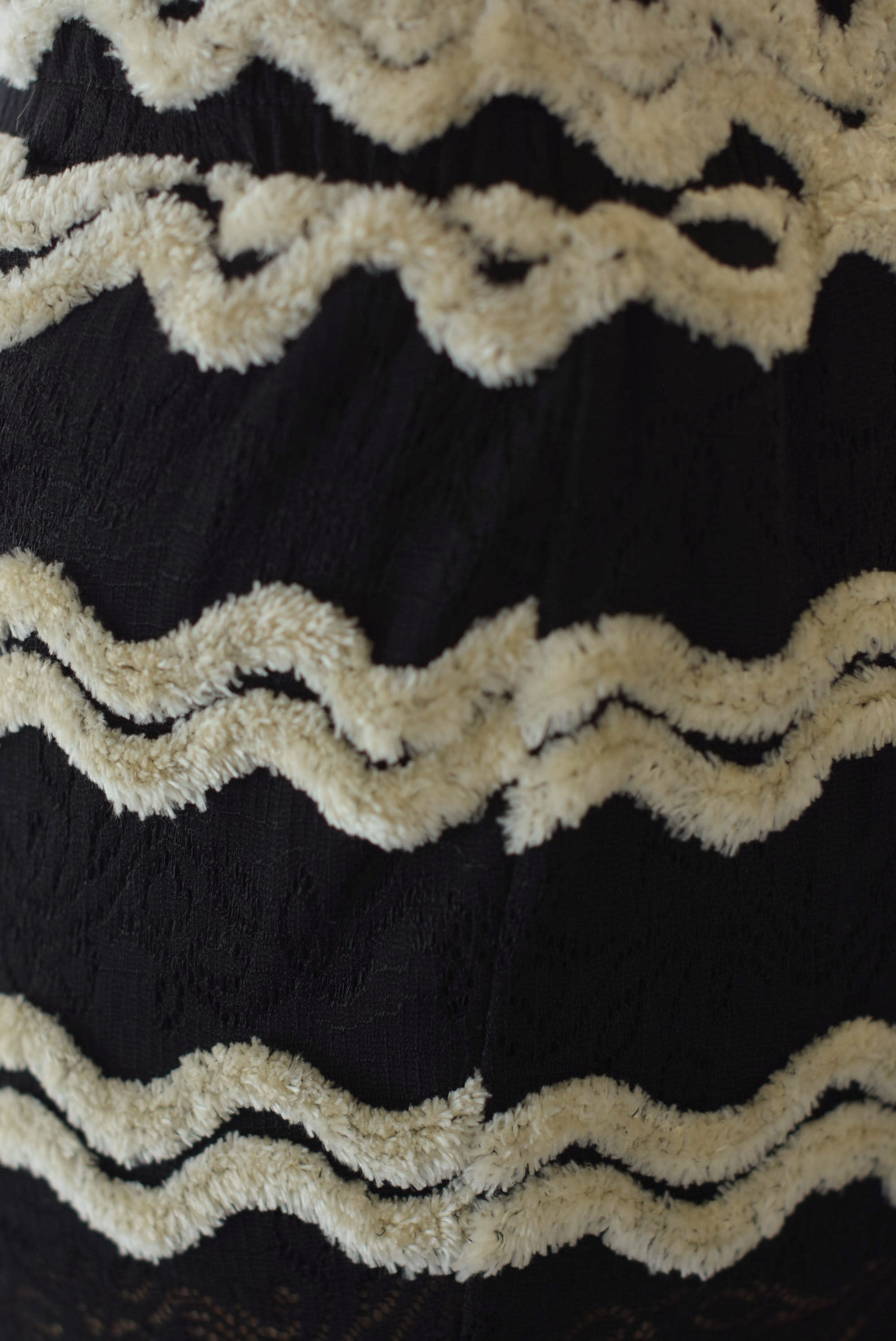 Pantalón encaje ondas Blanco & Negro