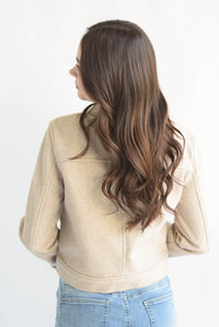 Fashion Styled Chamarra cargo fleece Arena