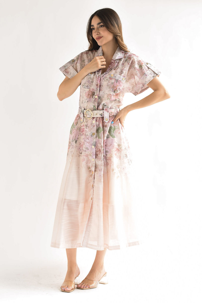 Vestido camisero Bloom