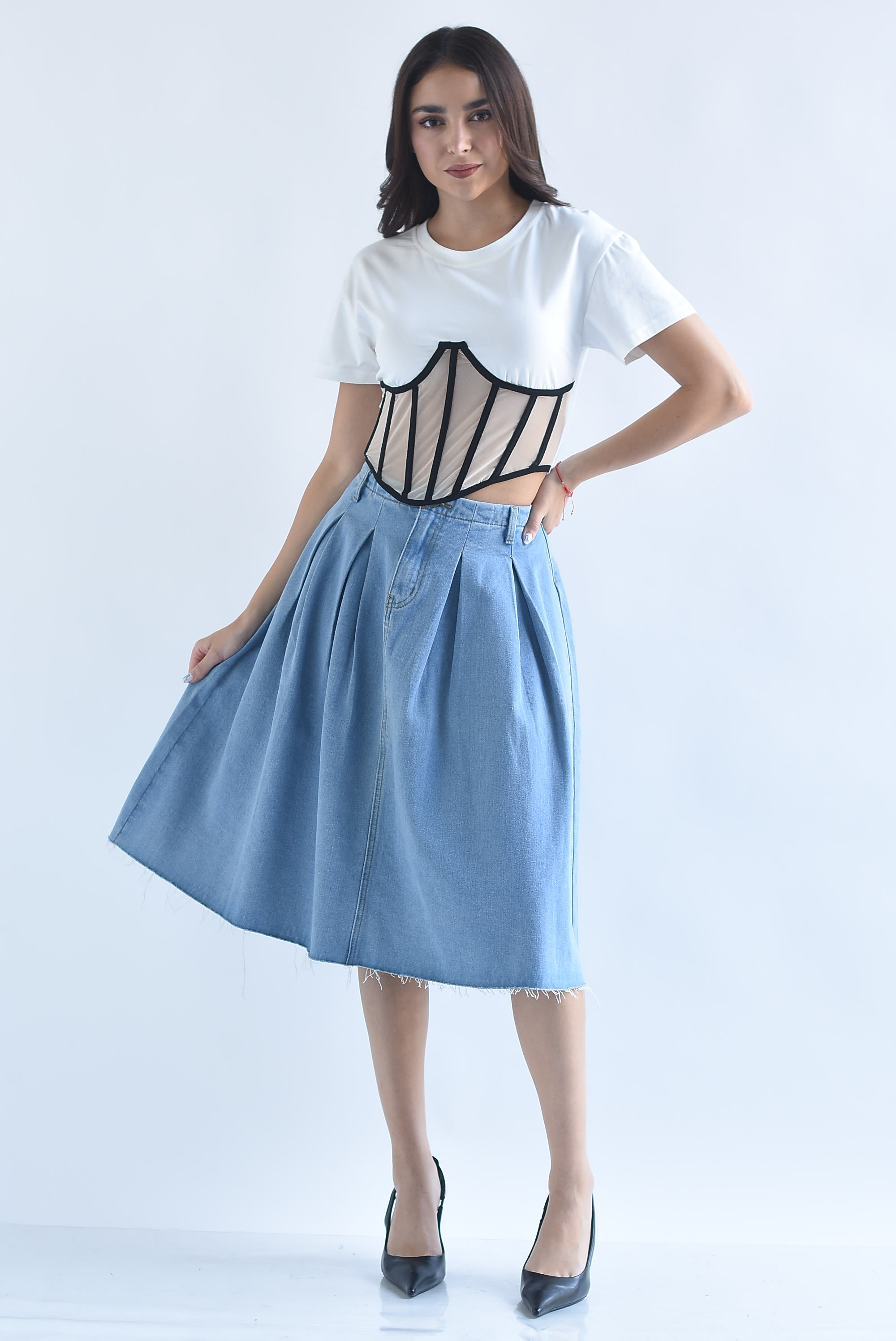 Falda A Denim