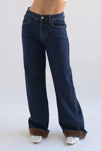 Fashion Styled Set Pantalón y Shacket pana Denim Dark