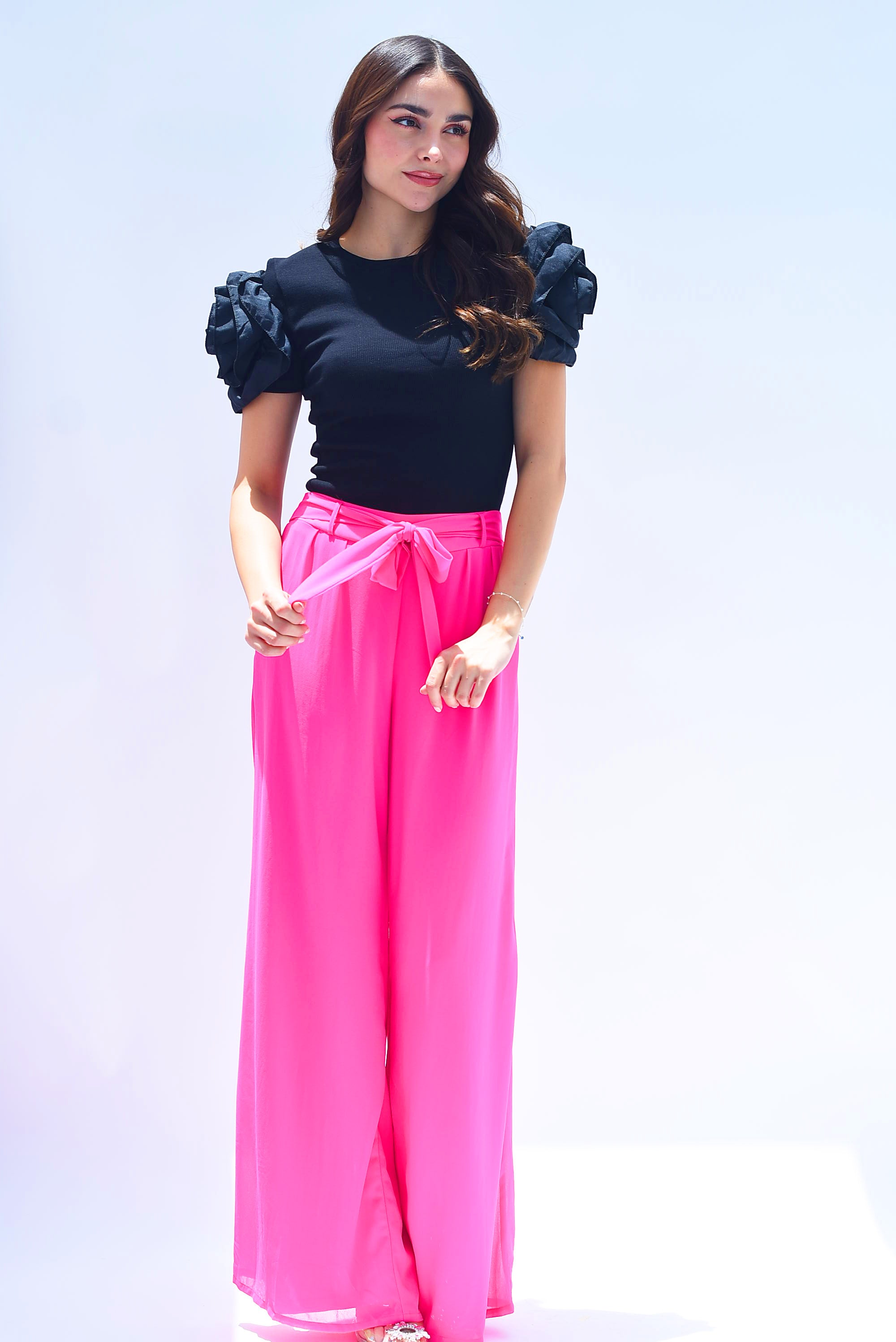 Pantalón de pierna ancha gasa Fiusha