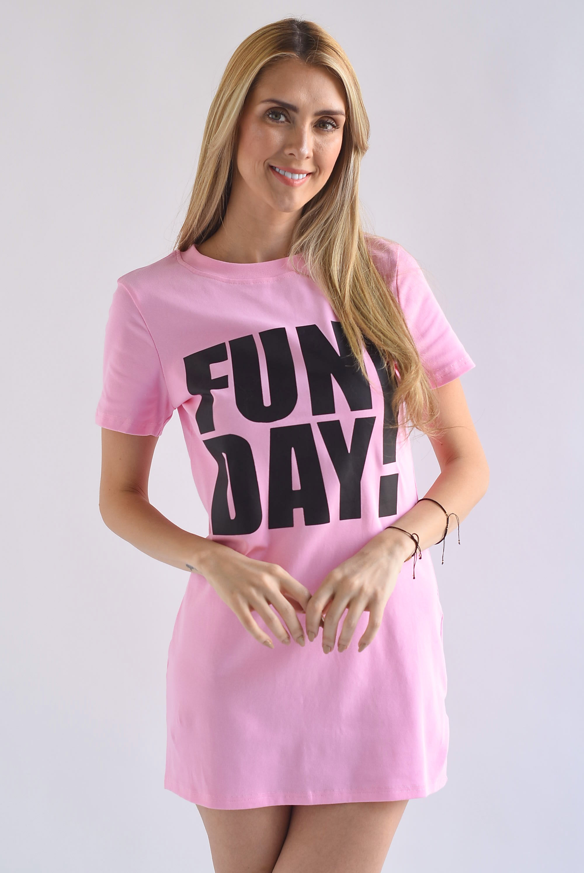T-Shirt dress con Vestido tulle