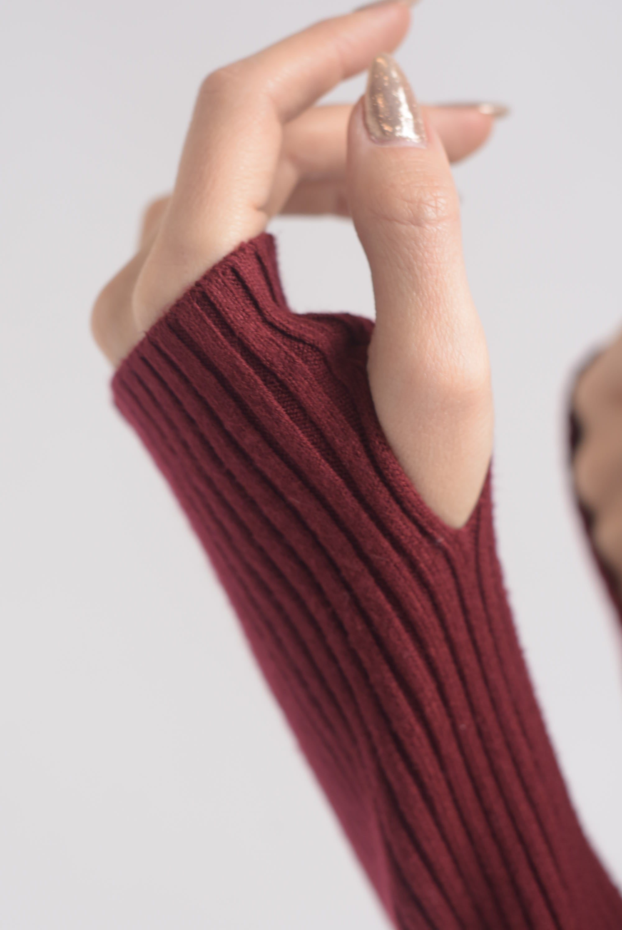 Set Pantalón brillos y Sweater punto canalé