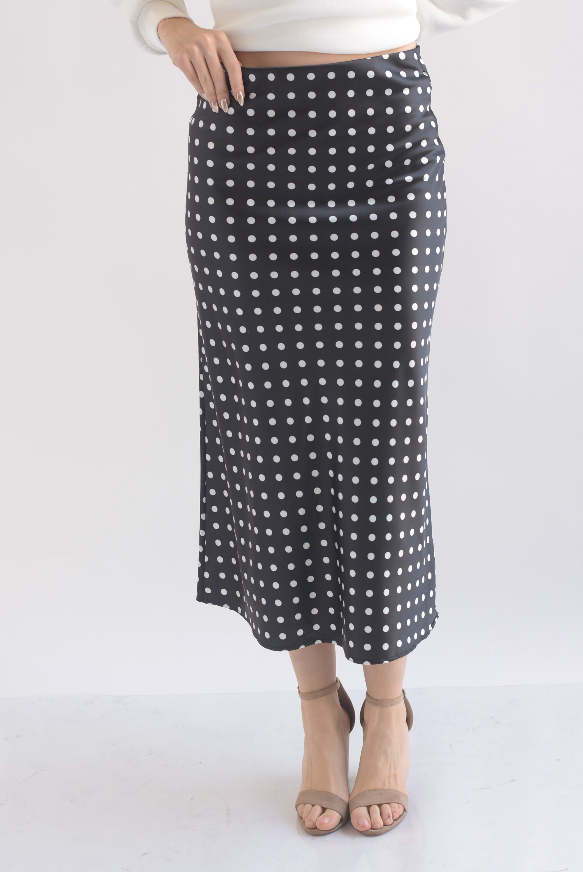 Falda lencera polka dots