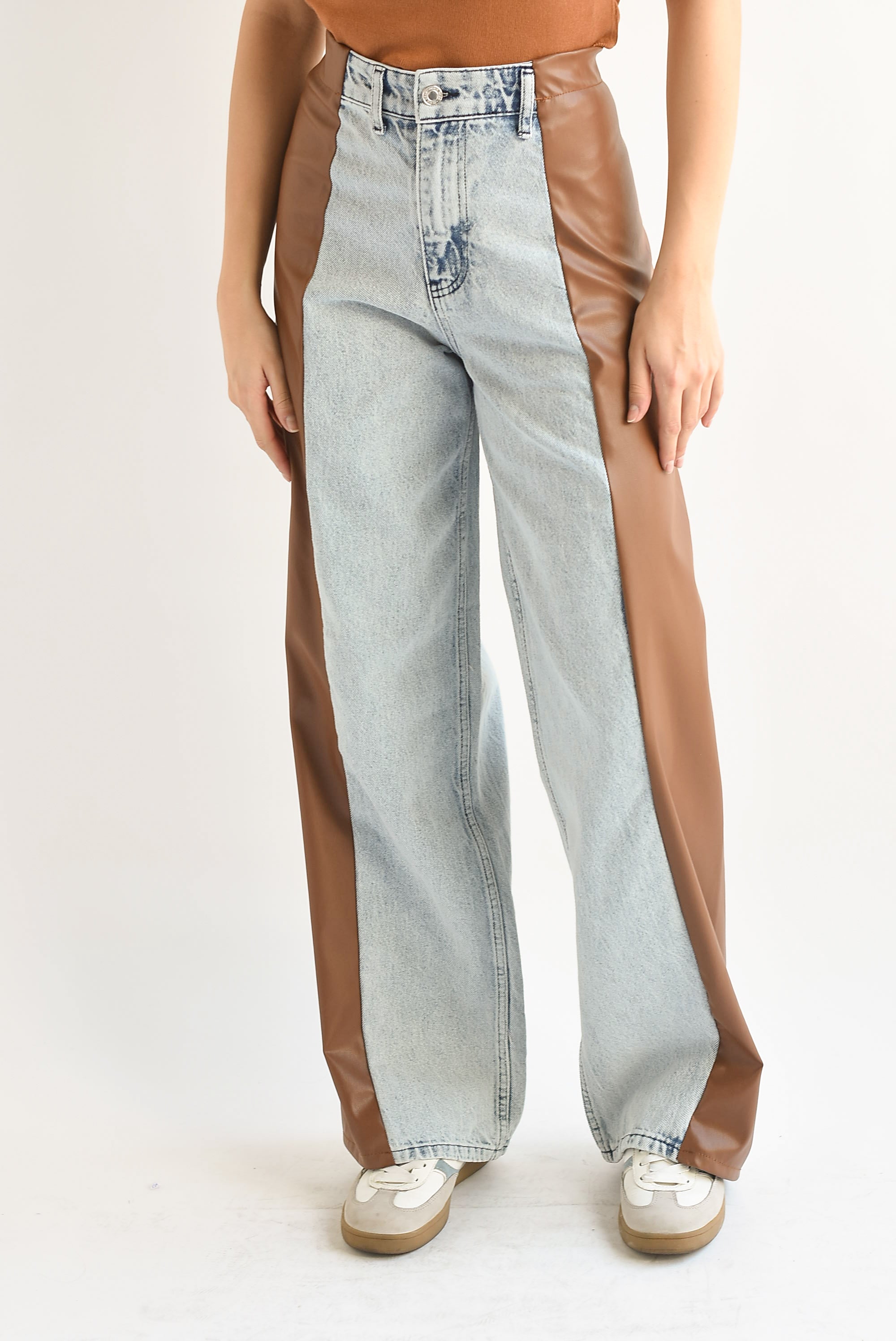 Jeans franja vinipiel Café