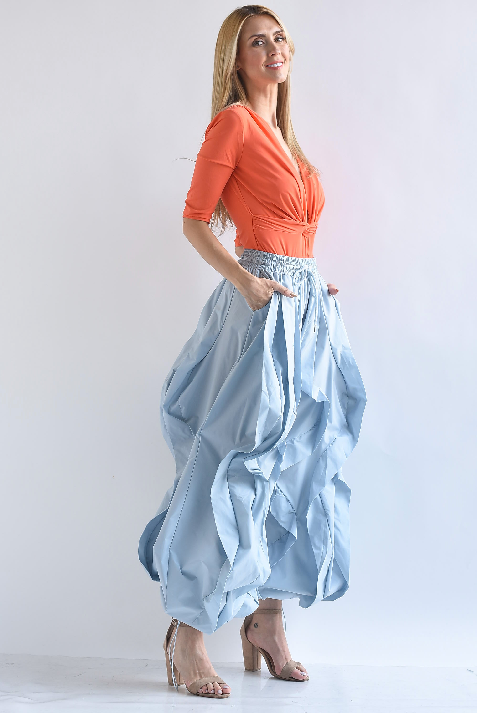 Pantalón Parachute ondas