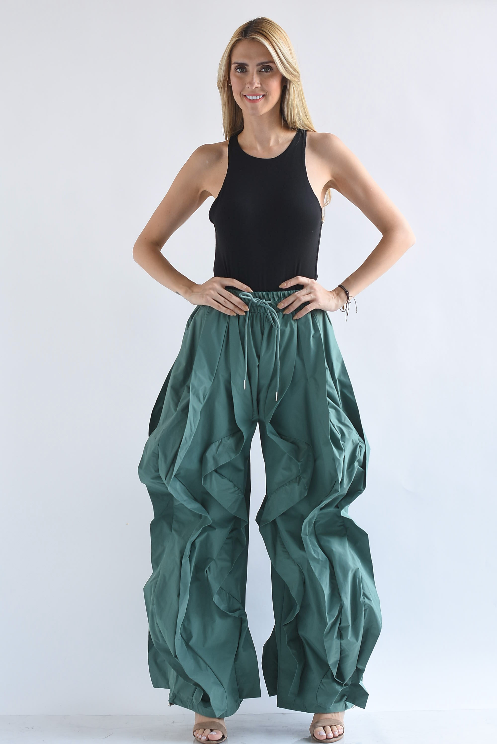 Pantalón Parachute ondas