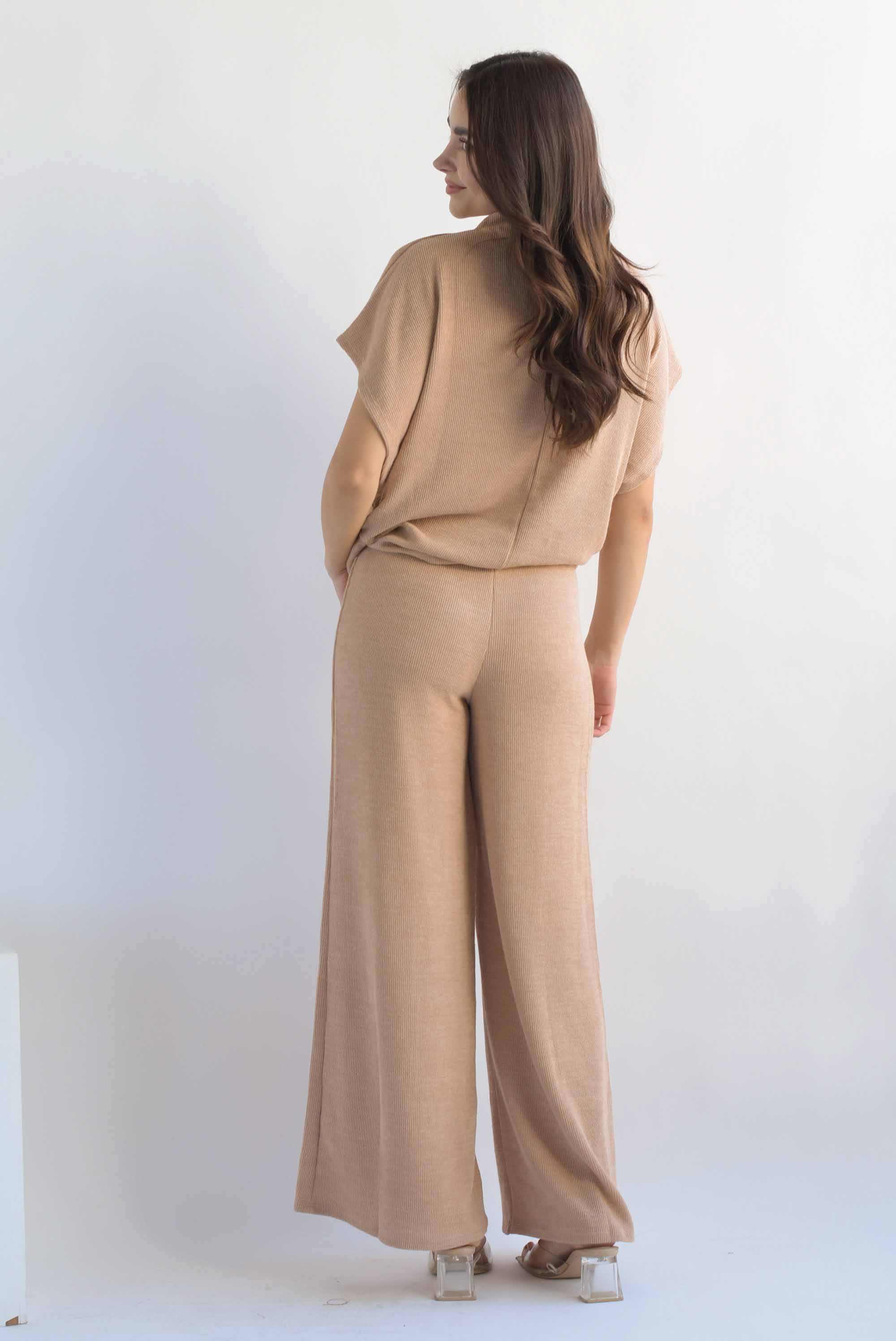 Set Pantalón y Blusa perkins punto Kaki