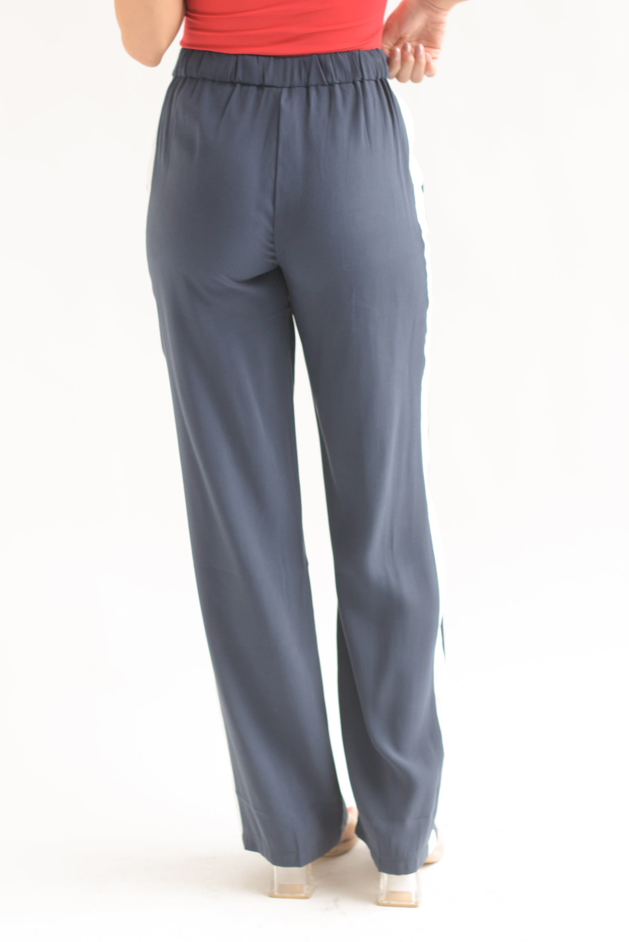 Pantalón de vestir track Navy