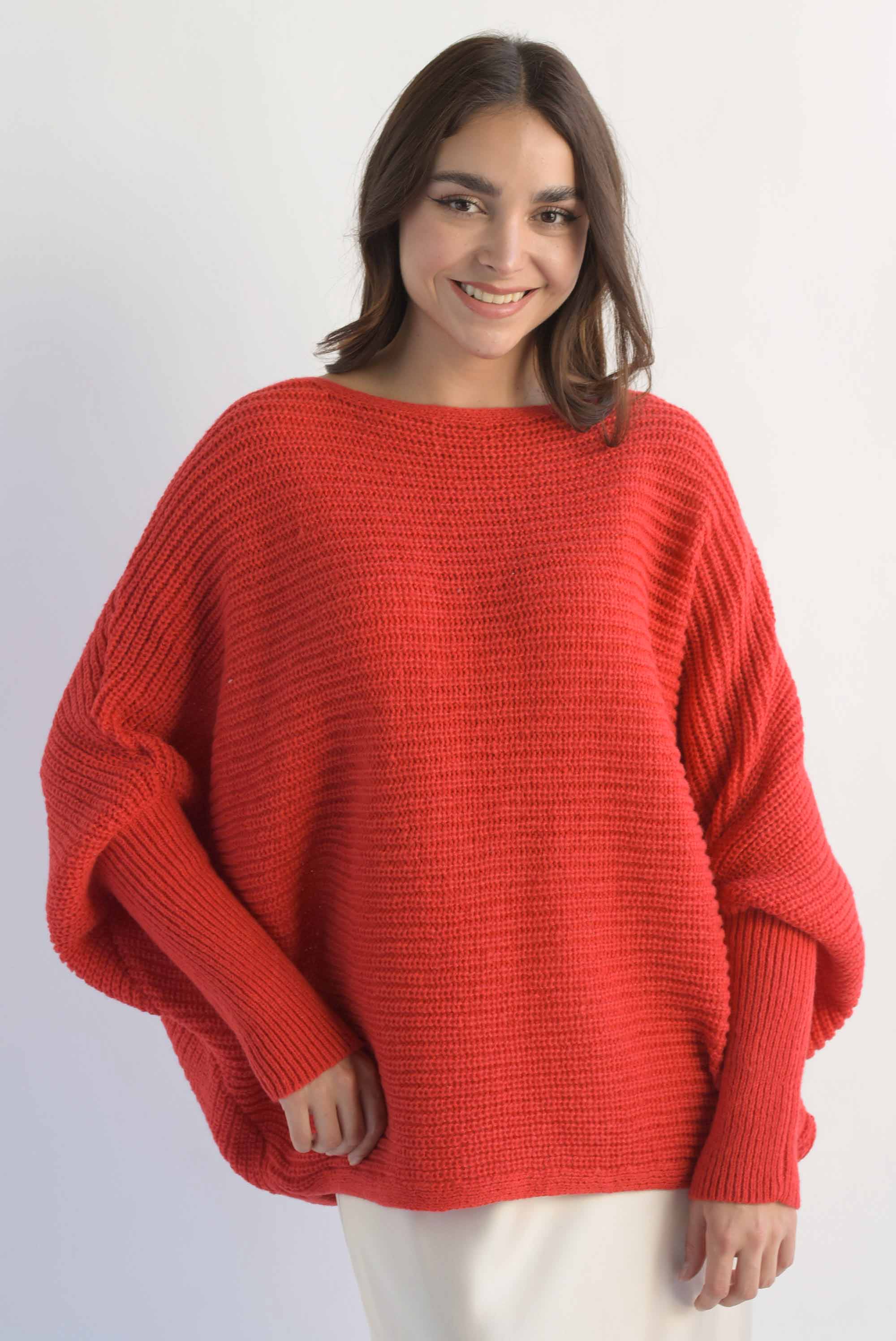 Sweater manga vampiro Rojo