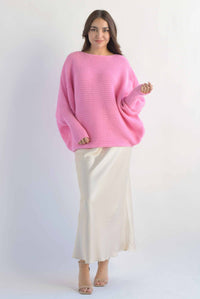 Fashion Styled Sweater manga vampiro Rosa