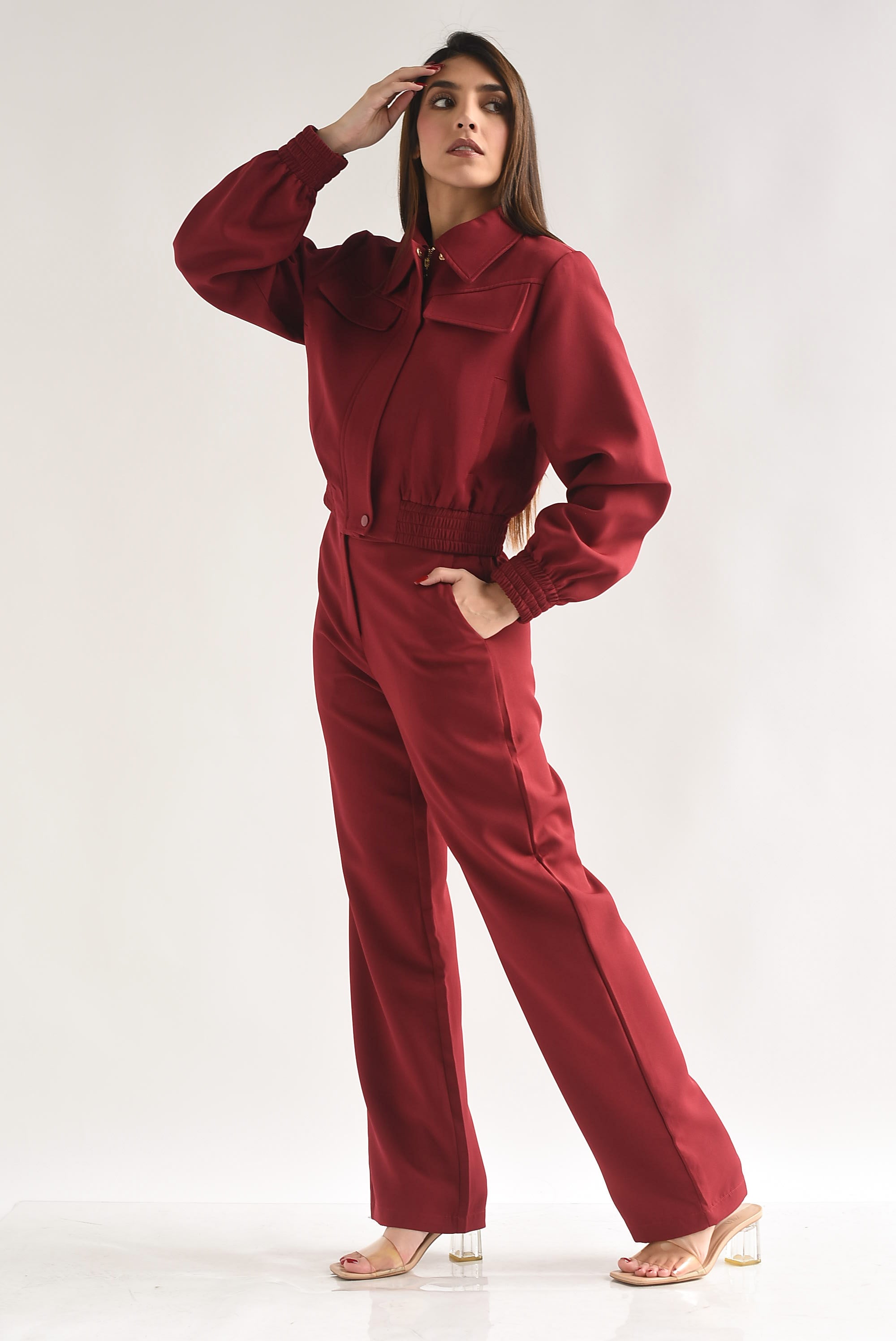 Set Pantalón sastre y Chamarra bomber