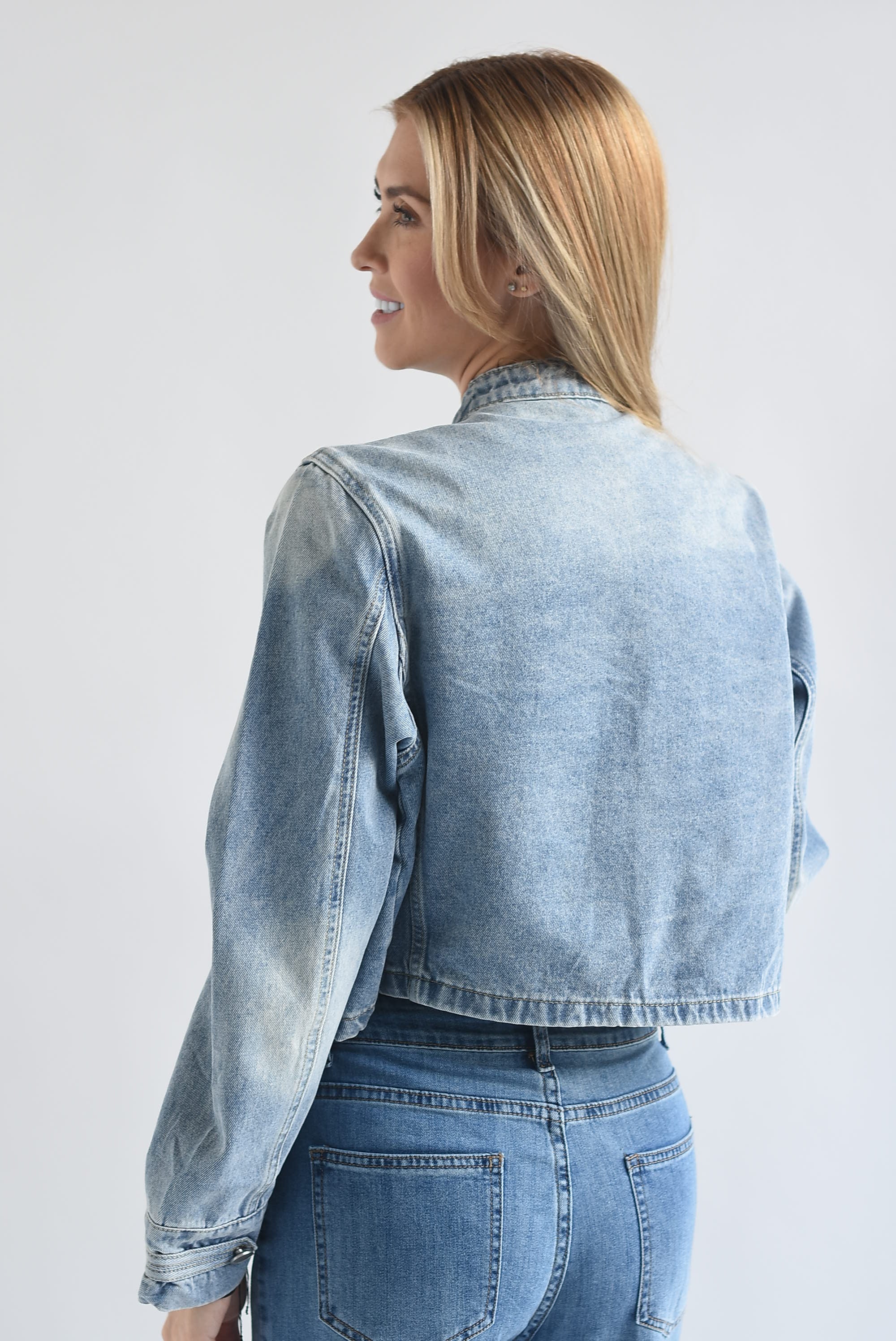Blazer militar Denim