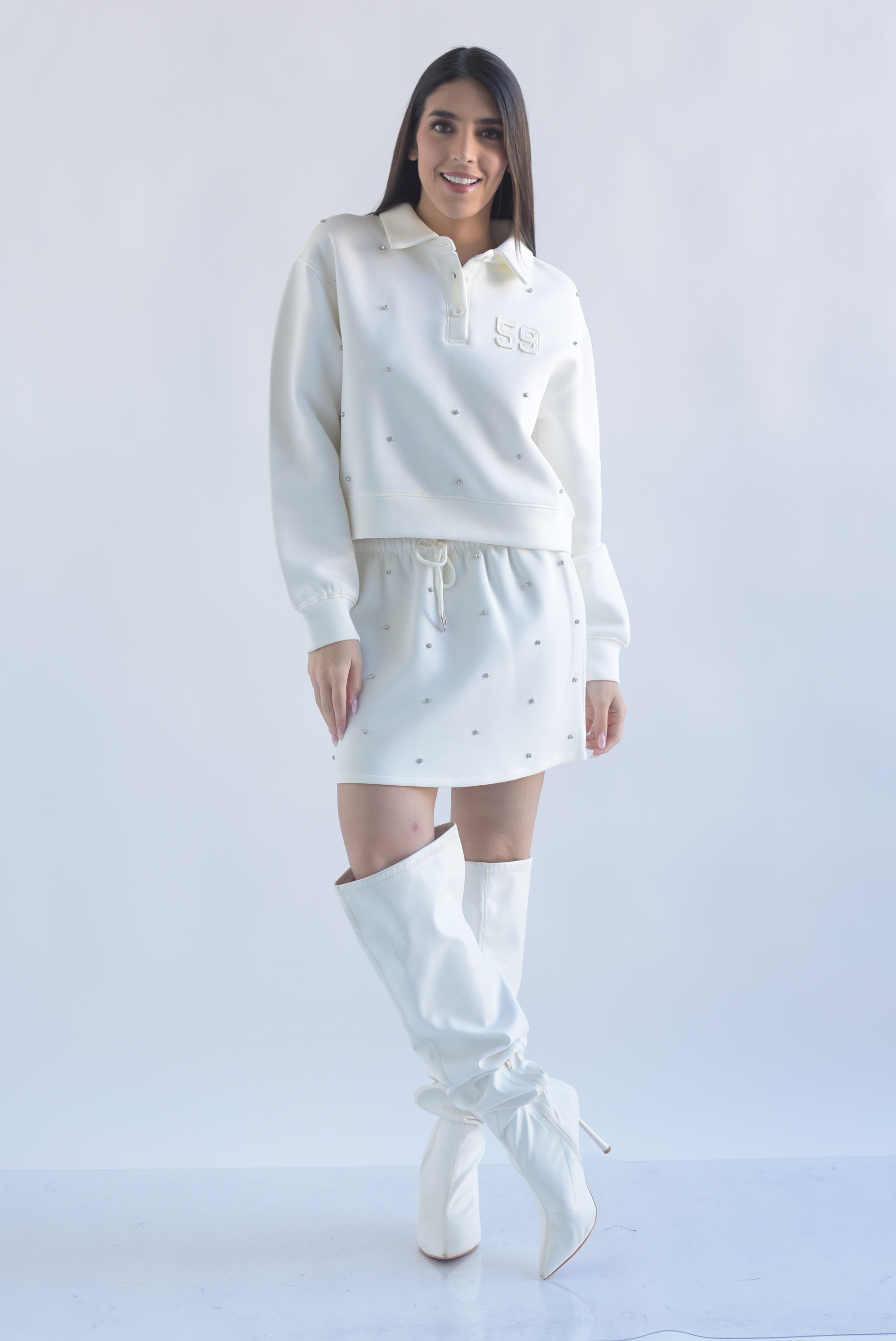 Set Falda y Sudadera 59 brillos