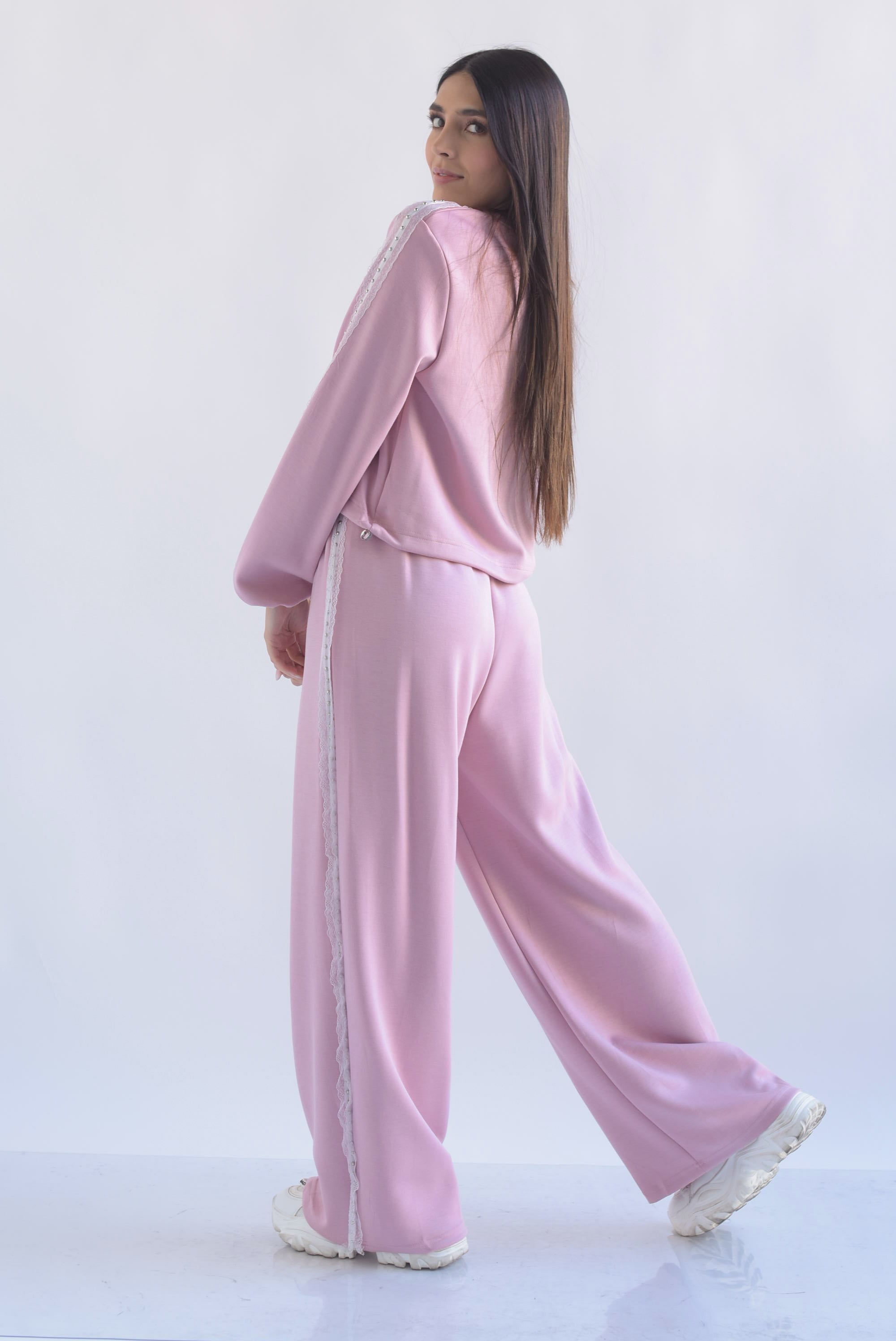 Set Pantalón y Sudadera #5 track encaje