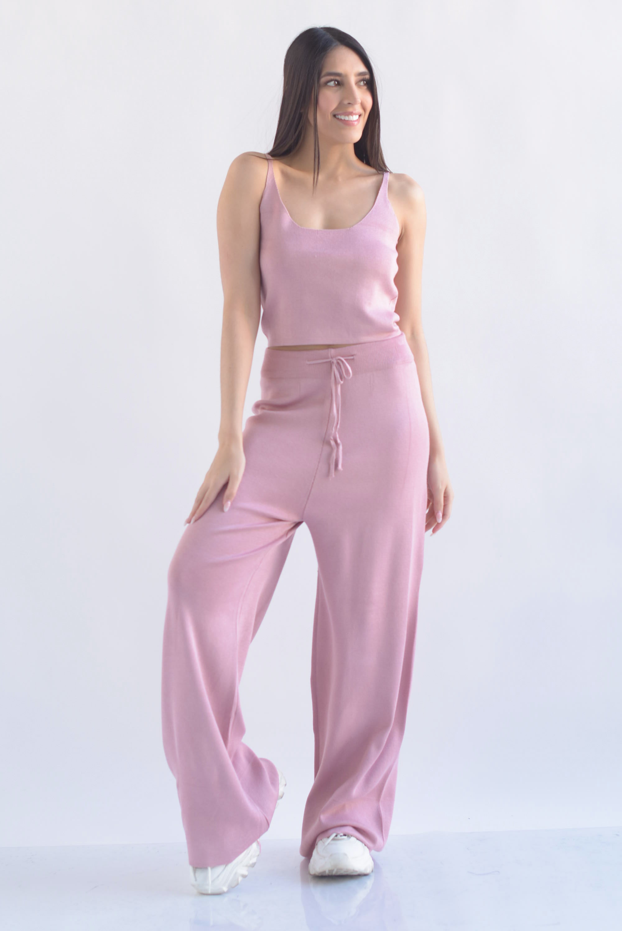 Set Pantalón, Top y Ensamble punto