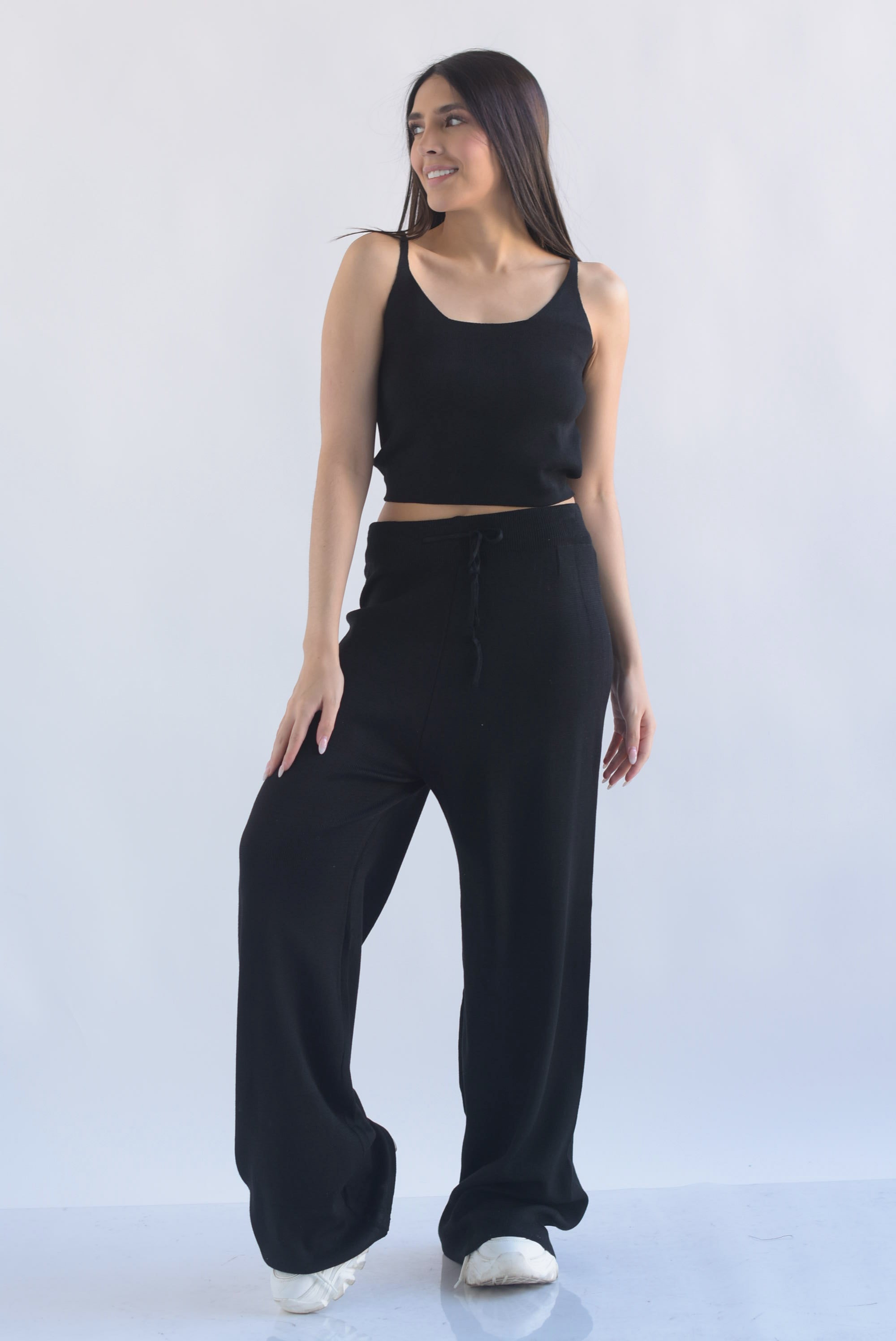 Set Pantalón, Top y Ensamble punto