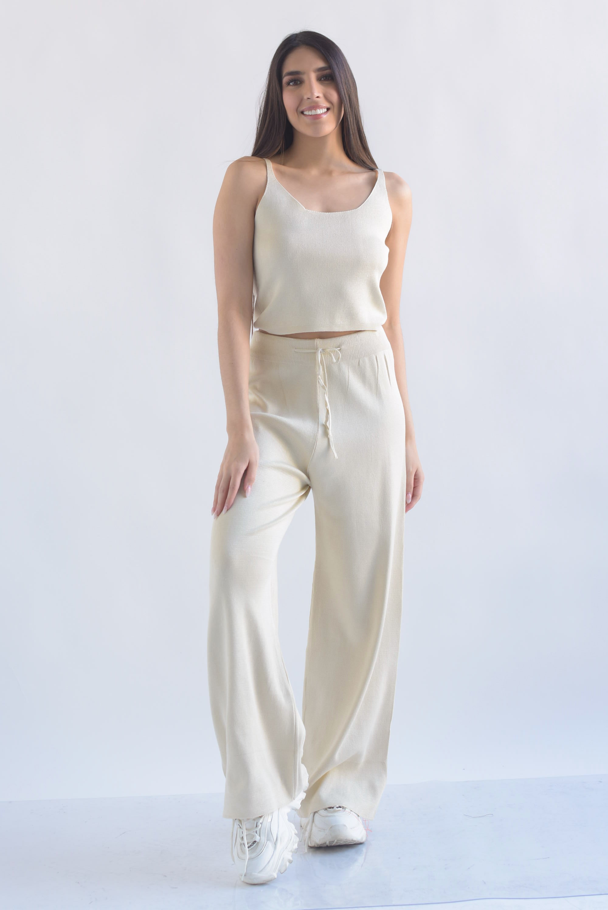 Set Pantalón, Top y Ensamble punto