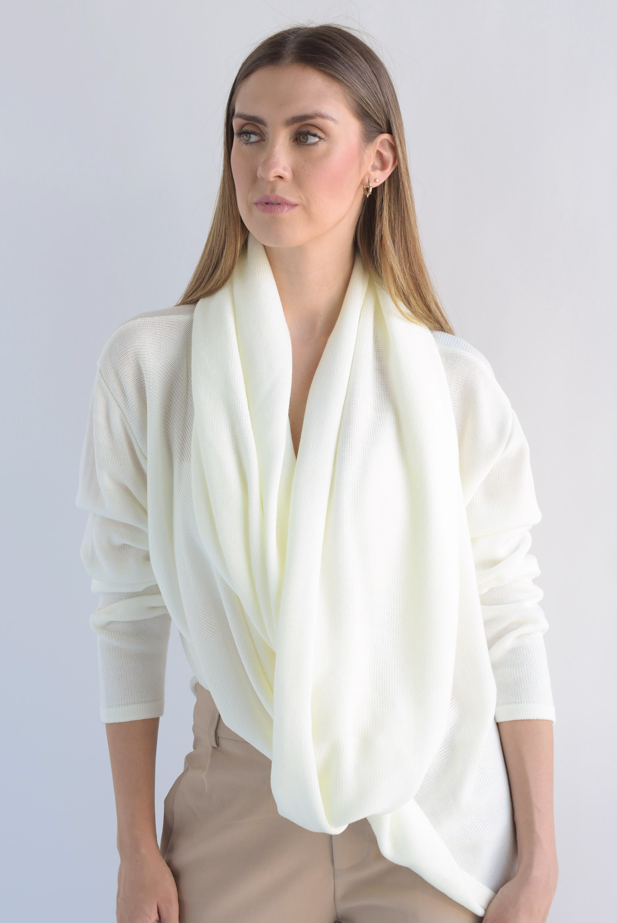 Sweater multiformas Ivory